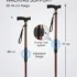 Adjustable Walking Support Cane with Strap (Heavy-Duty Stability Stick) 4 Adjustable Walking Support Cane with Strap