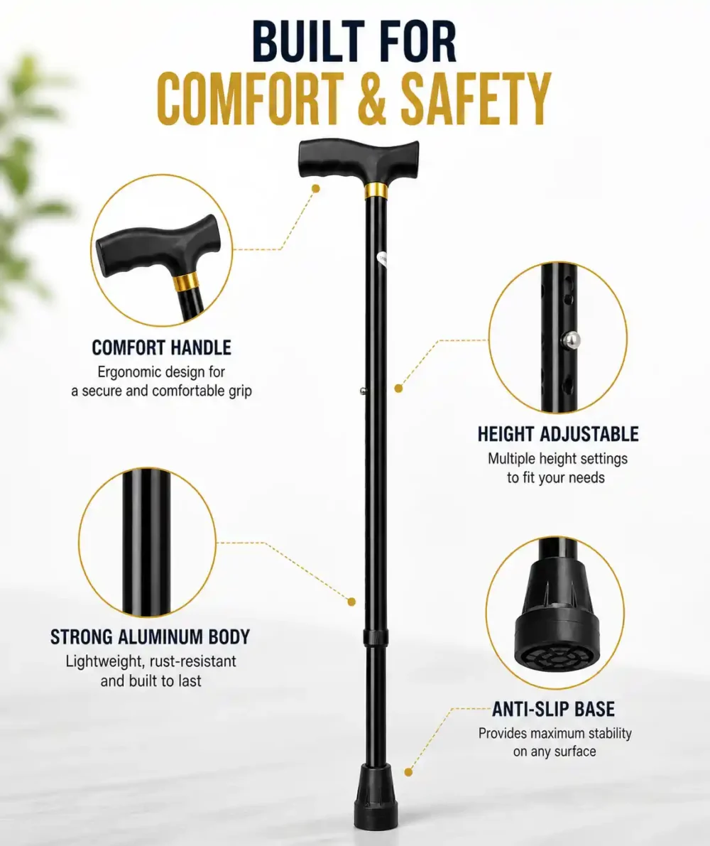 Aluminium-Adjustable-Walking-Cane-with-Comfort-Grip-for-Hikers-Patients-Elderly-4-1.webp Aluminium Walking Cane For Mobility Support