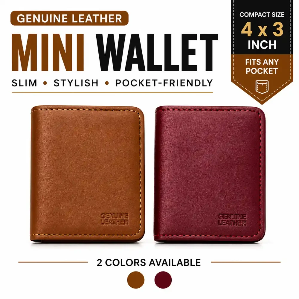 Leather Mini Wallet
