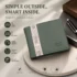 Men’s Faux Leather Bifold Wallet with ID Windows -Green PU Leather Wallet with ID Windows