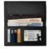 Premium Long Bifold Faux Leather Wallet for Men – Slim Multi-Compartment Organizer 2 Long Wallet