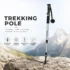 Trekking Pole - Walking Stick (Adjustable, Anti-Shock, Telescopic) - 4-Section Aluminum Alloy Aluminum Telescopic Trekking Pole