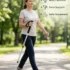 Trekking Pole - Walking Stick (Adjustable, Anti-Shock, Telescopic) - 4-Section Aluminum Alloy 7 Aluminum Telescopic Trekking Pole
