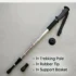 Trekking Pole - Walking Stick (Adjustable, Anti-Shock, Telescopic) - 4-Section Aluminum Alloy 8 Aluminum Telescopic Trekking Pole