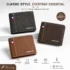 Vintage Slim Bifold Wallet for Men – Compact Design with Zipper Pocket 2 vintage wallet