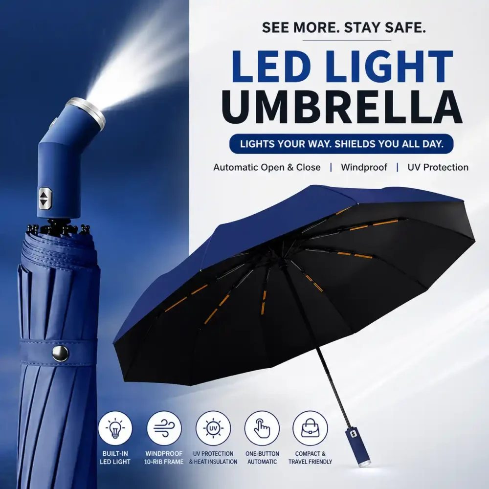 llluminated-rotating-led-flashlight-automatic-umbrella-1.webp Umbrella with Flashlight