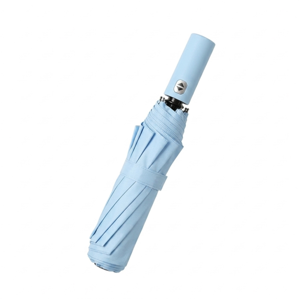 Premium Automatic Folding Umbrella-light blue Premium Automatic Folding Umbrella – Heavy-Duty Windproof & UV Sun Protection Travel Gear