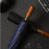Wooden Handle Luxury Umbrella 7 Hollywood Edition - Premium Wooden Gift-12Rib Wooden Handle Luxury Umbrella