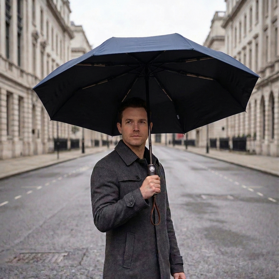 Zoran Luxury Automatic Umbrella 5 Zoran Luxury Automatic Umbrella – Premium Ergonomic Grip