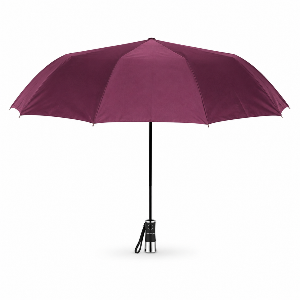 Zoran Royal Umbrella - Huge, Automatic Umbrella With Leather Pouch Zoran Royal Umbrella - Huge, Automatic Umbrella With Leather Pouch black