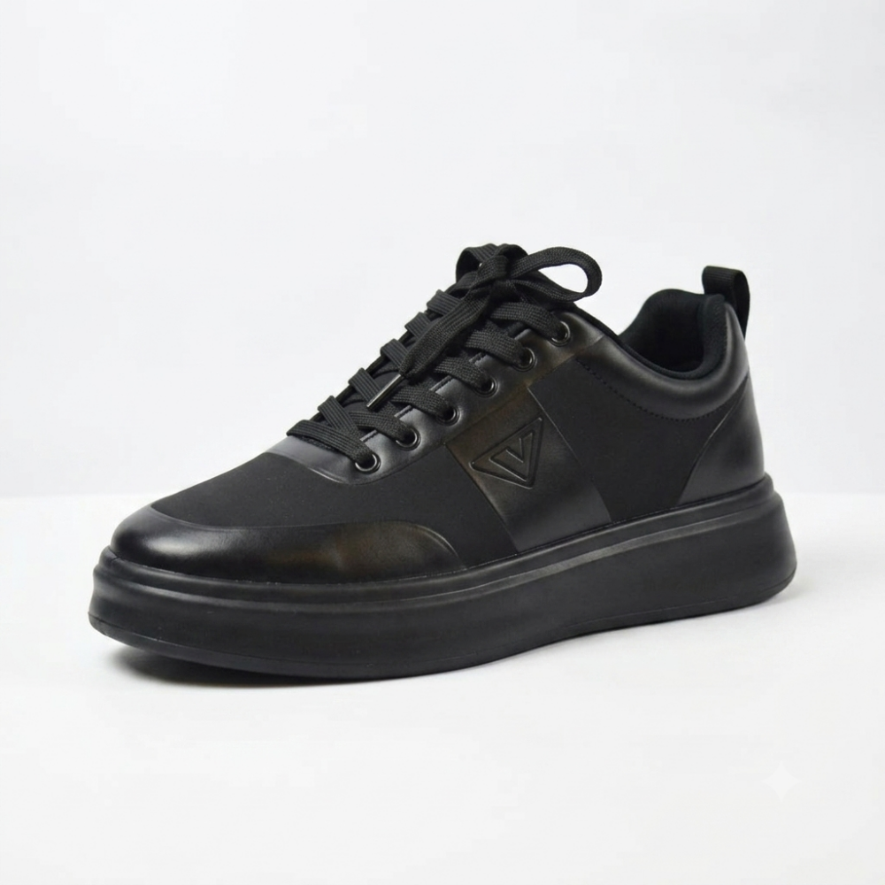 Men’s Premium All Black Casual Sneakers