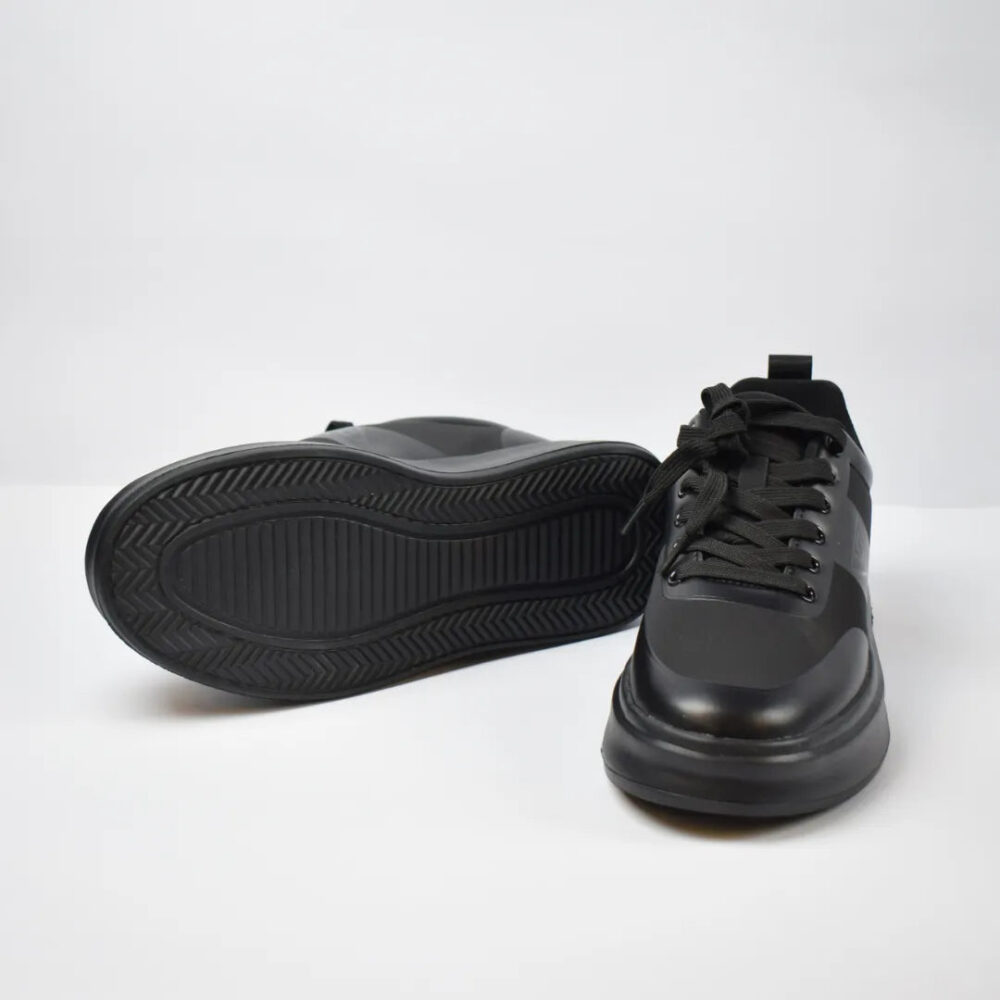 Zoran Men's Premium All-Black Casual Sneakers