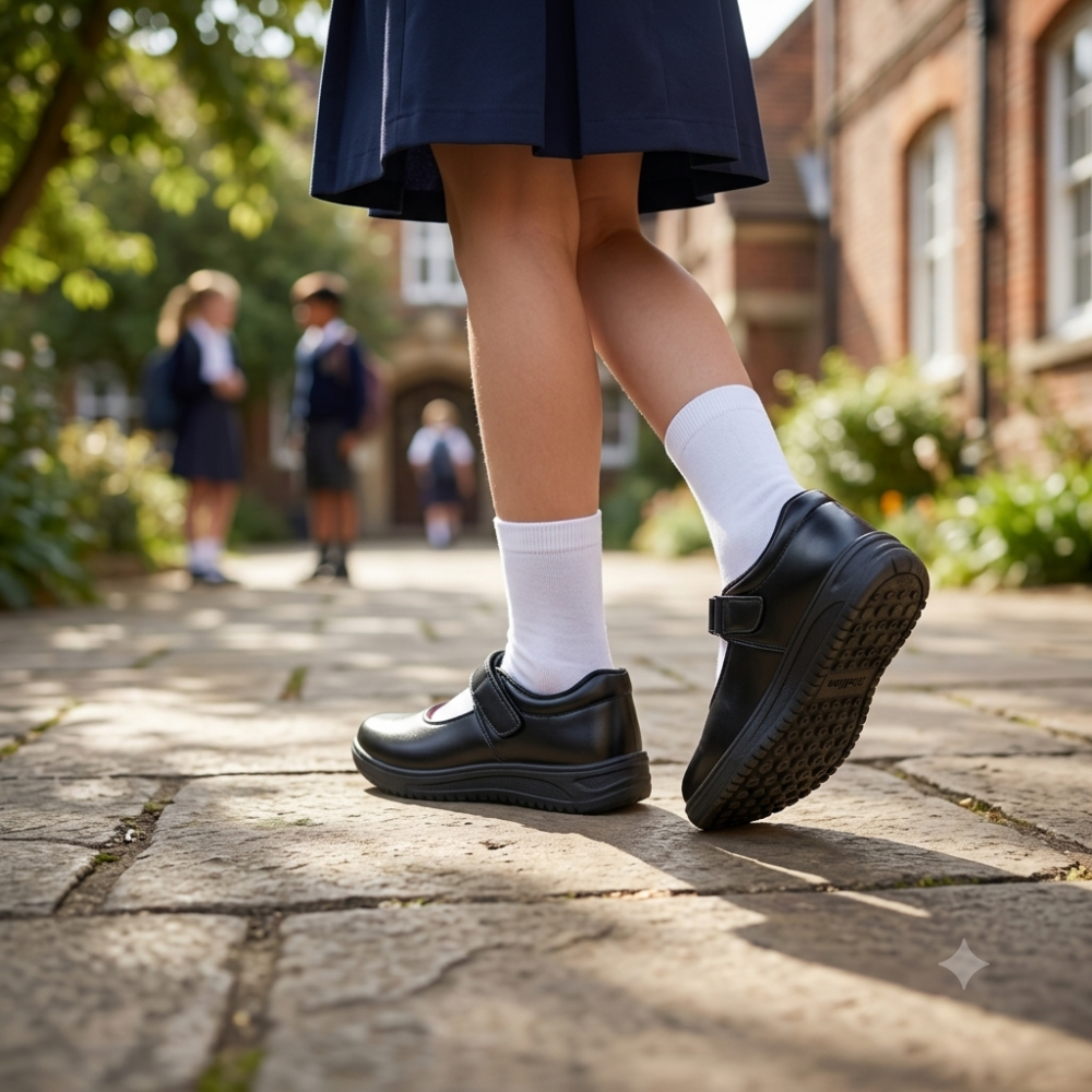 Premium Girls Black School Shoes – Classic Mary Jane Uniform Shoes 3 Premium Girls Black School Shoes – Classic Mary Jane Uniform Shoes
