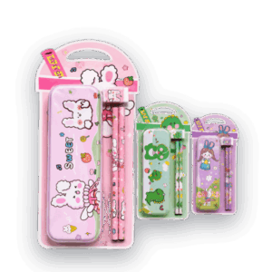 4-in-1 Sweet Cartoon Stationery Set for Kids