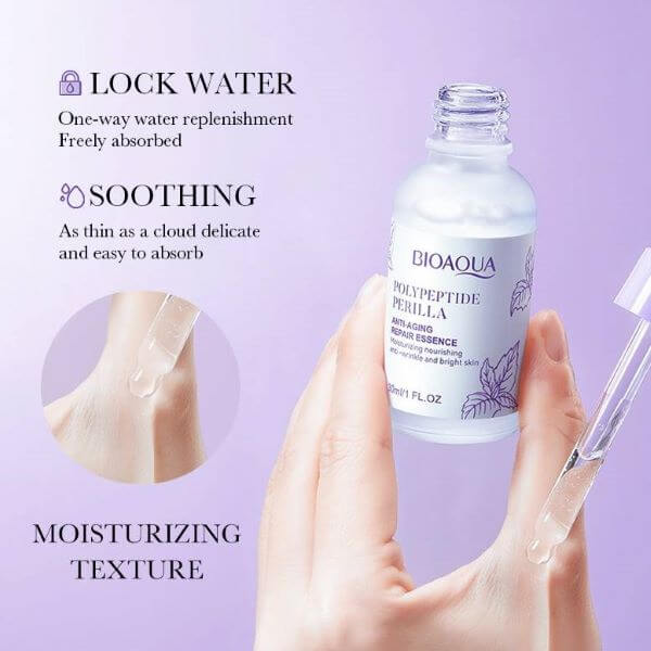 BIOAQUA Polypeptide Perilla Anti-Aging Repair Essence Serum 30ml - Image 3