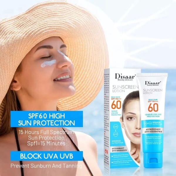 Disaar Sunscreen Lotion Max Sun SPF 60 PA+++ - Image 2