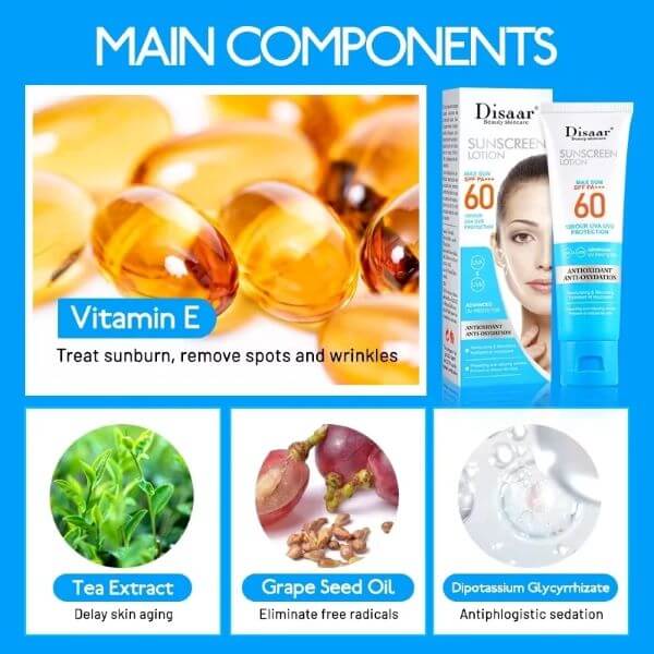 Disaar Sunscreen Lotion Max Sun SPF 60 PA+++ - Image 4