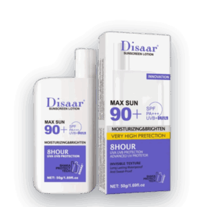 Disaar Sunscreen Lotion SPF 90+ 50g moisturizing sunscreen