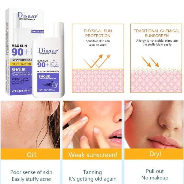 Disaar Sunscreen Lotion SPF 90+ - Image 3