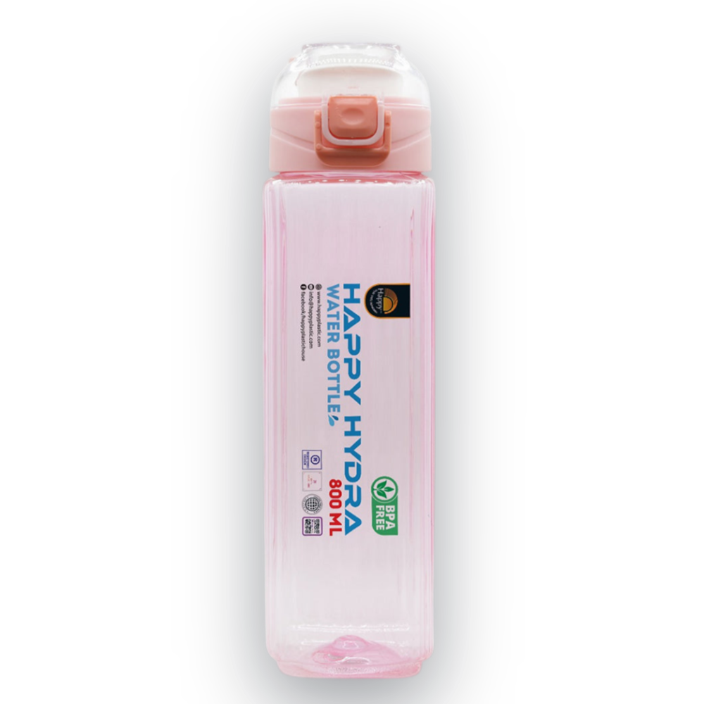 Flip-Top Water Bottle with Protective Lid