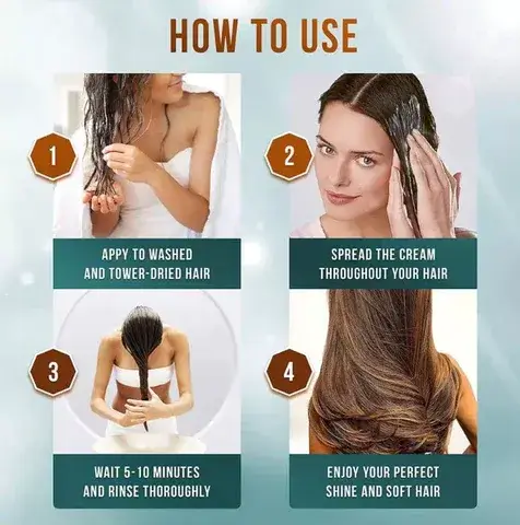 Keratin Hair Mask with Brazil Nut & Plant Extracts - Image 3