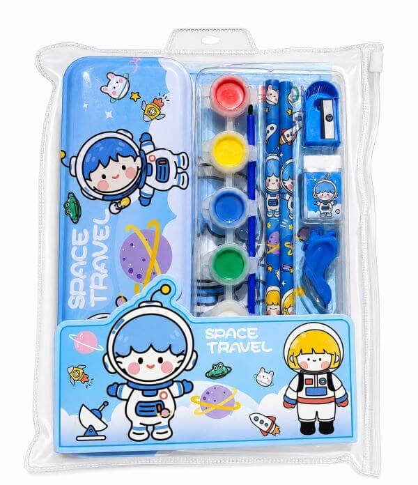 Kids Cartoon Stationery Set – 4 Cute Designs - Image 9