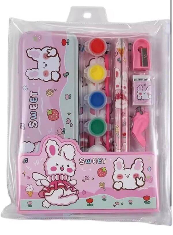 Kids Cartoon Stationery Set – 4 Cute Designs - Image 7