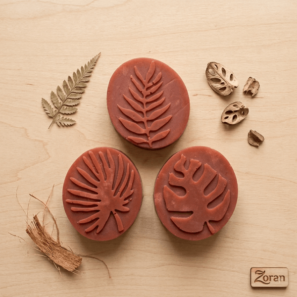 Leaf Print Organic Whitening Soap