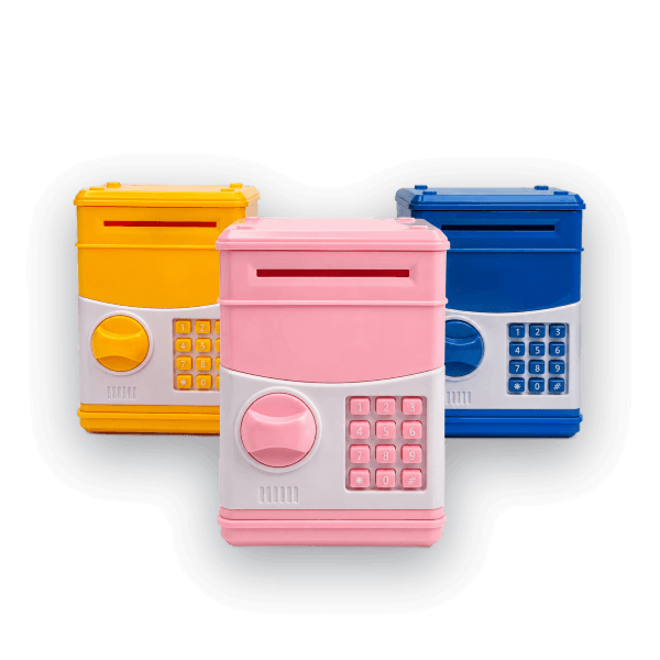 Mini Safe Piggy Bank for Kids