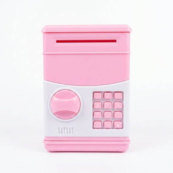 Mini Safe Piggy Bank for Kids – Money Saving Box - Image 4
