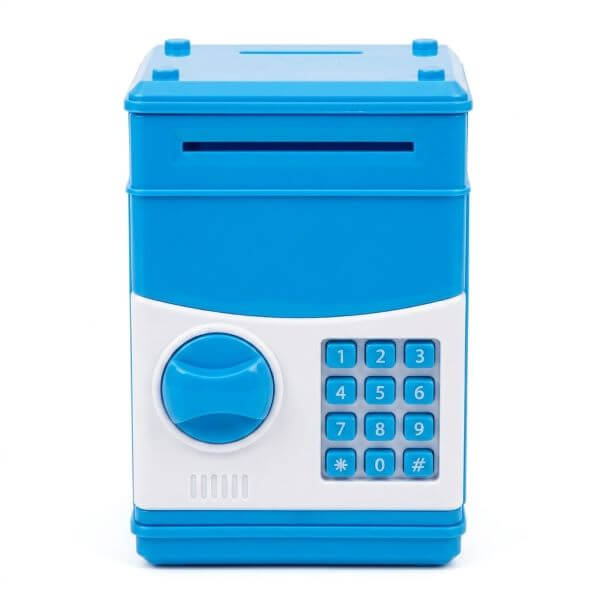 Mini Safe Piggy Bank for Kids – Money Saving Box - Image 3