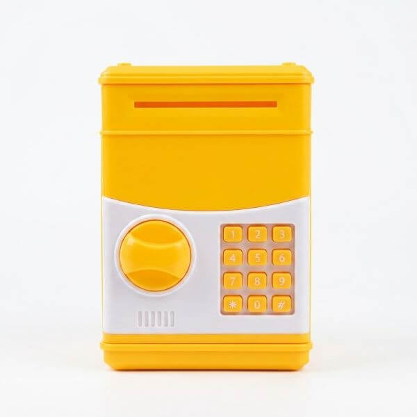 Mini Safe Piggy Bank for Kids – Money Saving Box - Image 5