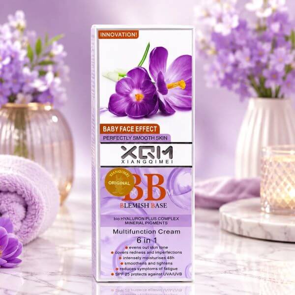 XQM 6 in 1 BB Cream Blemish Base Lavender - Image 2